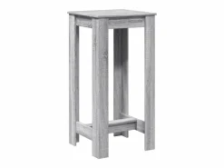 Sale Clicnbuy Mesa alta de bar madera ingeniería Sonoma 51x50x103,5 cm Gris