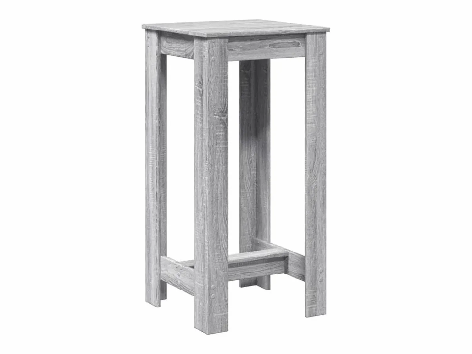 Sale Clicnbuy Mesa alta de bar madera ingeniería Sonoma 51x50x103,5 cm Gris