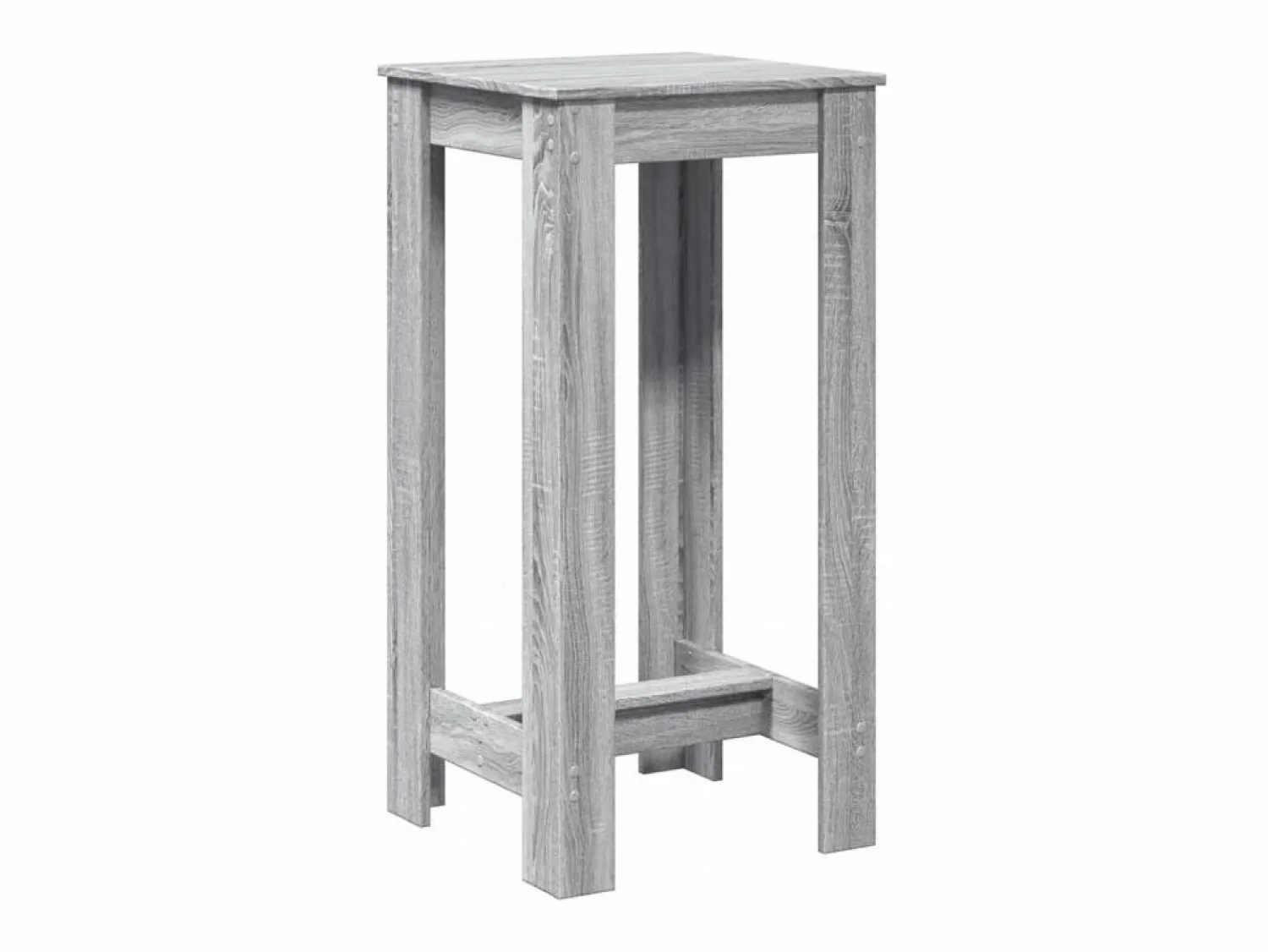 Sale Clicnbuy Mesa alta de bar madera ingeniería Sonoma 51x50x103,5 cm Gris