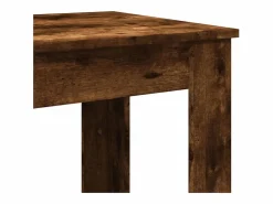 New Mesa alta de bar madera ingeniería roble ahumado 51x50x103,5 cm Mesa Alta