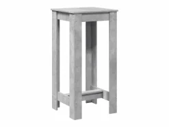 Sale Mesa alta de bar madera ingeniería hormigón 51x50x103,5 cm Mesa Alta