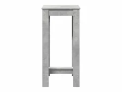 Sale Mesa alta de bar madera ingeniería hormigón 51x50x103,5 cm Mesa Alta