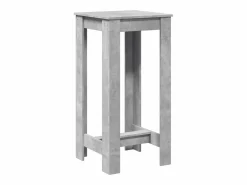 Sale Mesa alta de bar madera ingeniería hormigón 51x50x103,5 cm Mesa Alta
