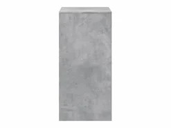 Clicnbuy Mesa alta de bar madera ingeniería hormigón 51x50x103,5 cm