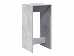Clicnbuy Mesa alta de bar madera ingeniería hormigón 51x50x103,5 cm