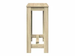 Clicnbuy Mesa alta de bar madera ingeniería roble Sonoma 102x50x103,5 cm