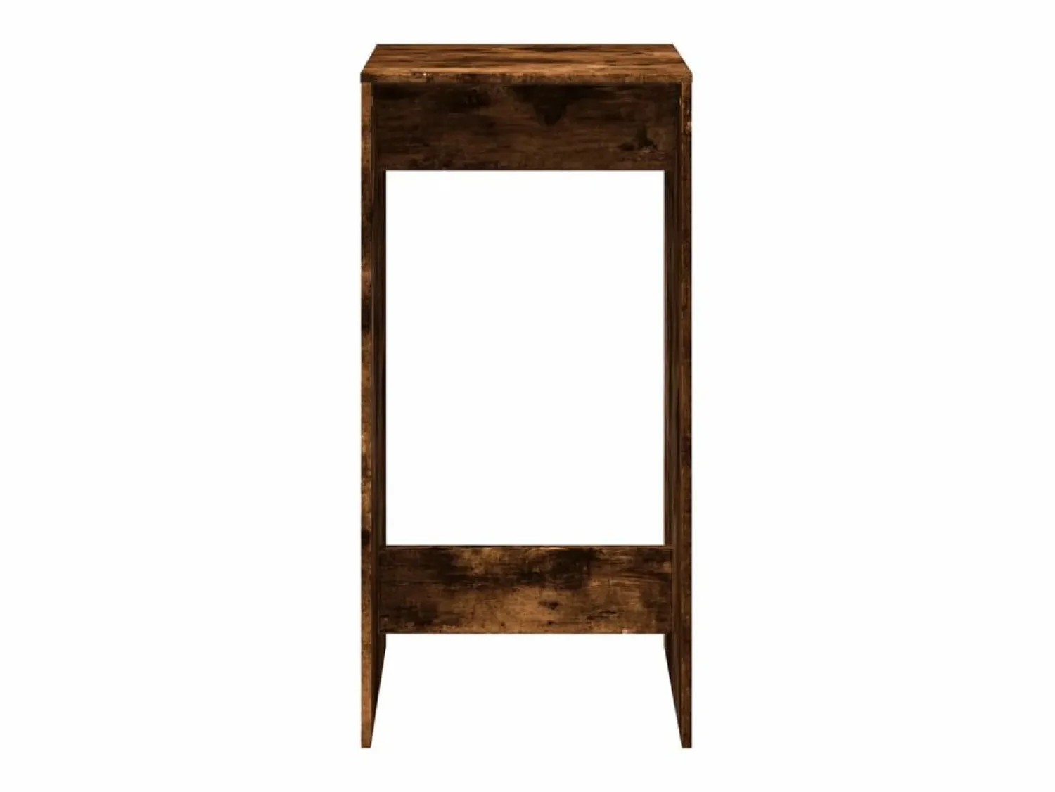 Mesa alta de bar madera ingeniería roble ahumado 51x50x103,5 cm Mueble Bar