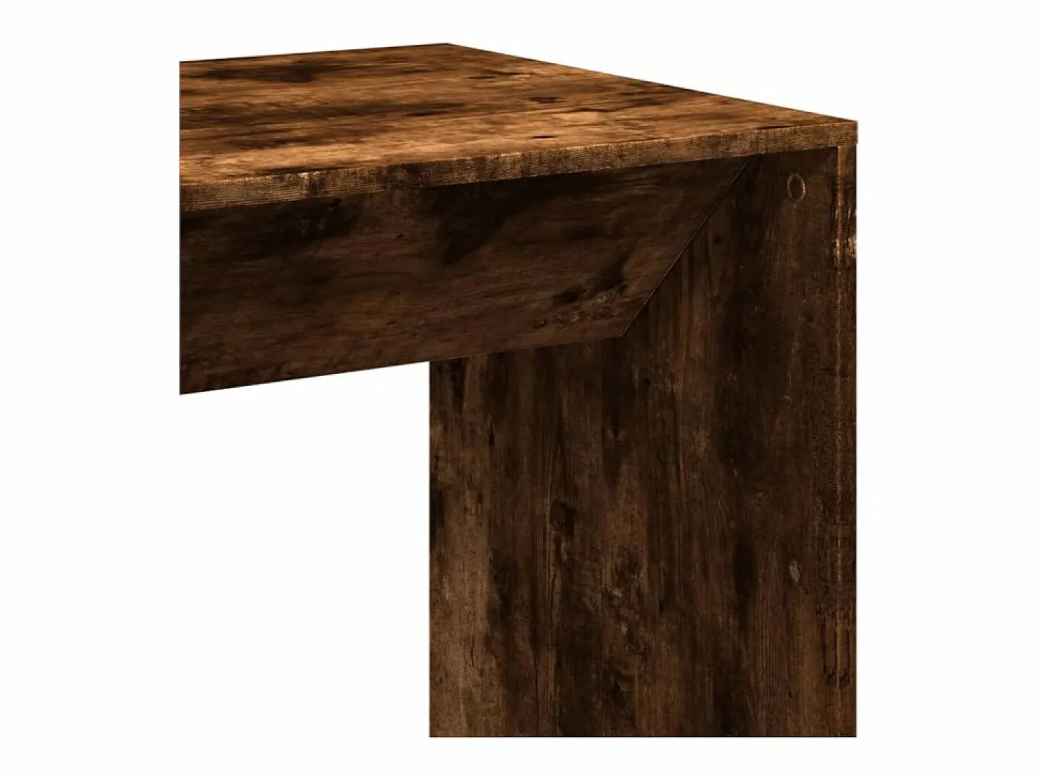 Mesa alta de bar madera ingeniería roble ahumado 51x50x103,5 cm Mueble Bar