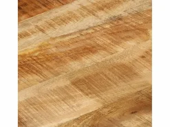 Clicnbuy Mesa alta de bar madera maciza de mango 112x55x108 cm