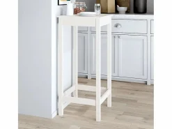 Clicnbuy Mesa alta de bar madera maciza de pino 50x50x110 cm