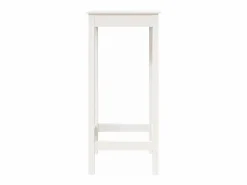 Clicnbuy Mesa alta de bar madera maciza de pino 50x50x110 cm