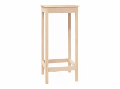 Mesa alta de bar madera maciza de pino 50x50x110 cm Mueble Bar