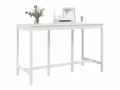 Discount Mesa alta de bar madera maciza de pino 180x80x110 cm Mueble Bar