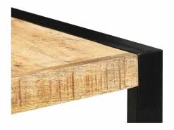Hot Clicnbuy Mesa alta de cocina de madera maciza de mango 140x70x110 cm Marru00f3n