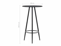 Clicnbuy Mesa alta de cocina MDF 60x107,5 cm