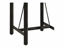 Sale Mesa alta de hierro y madera maciza de mango 55x55x107 cm Mesa Alta