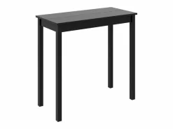 Hot Mesa alta negra de MDF 115x55x107 cm ES726050 Negro