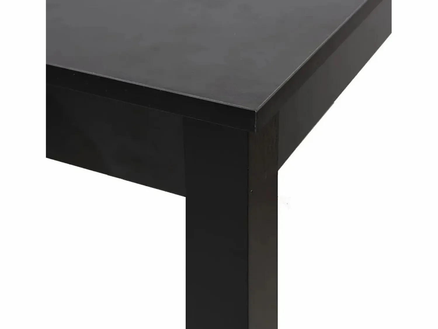 Hot Mesa alta negra de MDF 115x55x107 cm ES726050 Negro