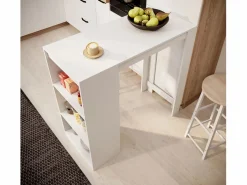 MB Muebles Bonitos Mesa alta para Cocina Comedor en 110x50x103cm Kyra