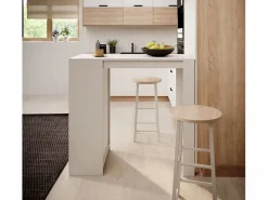 MB Muebles Bonitos Mesa alta para Cocina Comedor en 110x50x103cm Kyra