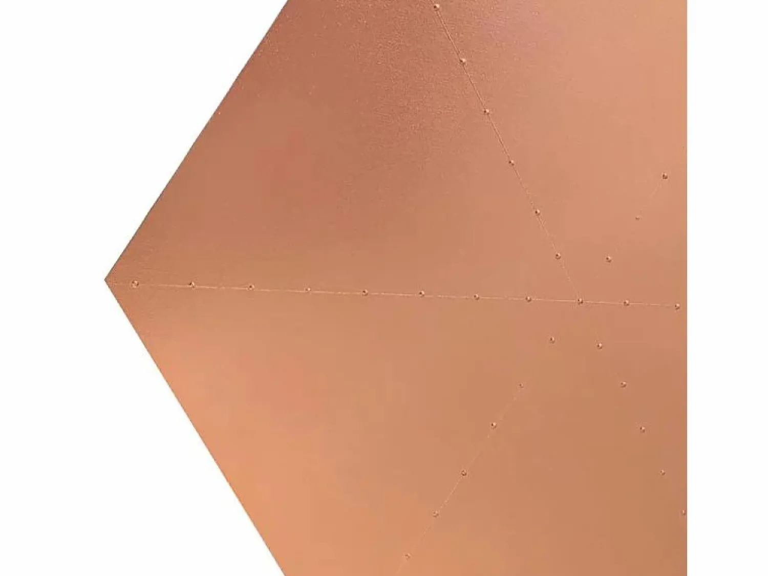 Clearance Mesa auxiliar cobre 45x50x50 cm Mesa Auxiliar