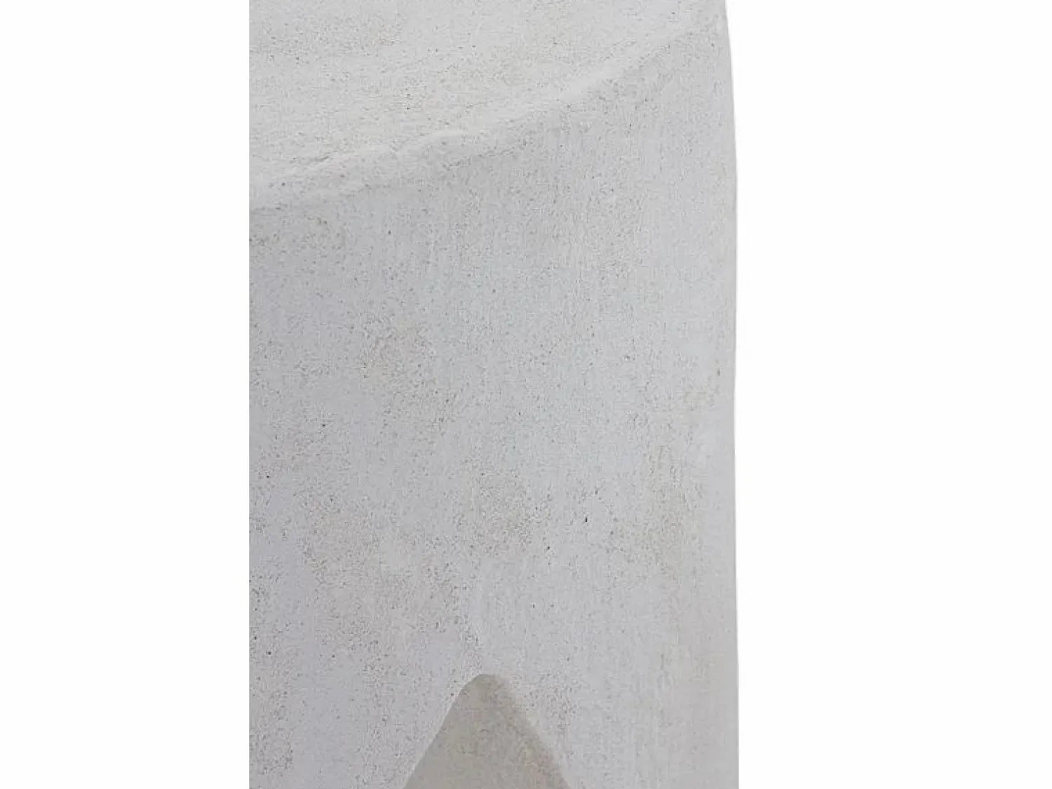 Mesa auxiliar color cemento de poliresina