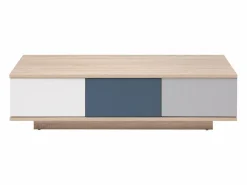 Sale Vente-unique Mesa auxiliar con 3 cajones y 1 estante - Multicolor - FILUTIA Color natural claro / Multicolor