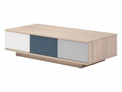 Sale Vente-unique Mesa auxiliar con 3 cajones y 1 estante - Multicolor - FILUTIA Color natural claro / Multicolor