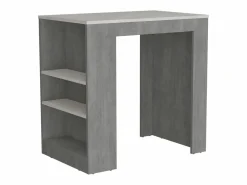 Outlet TuHome Mesa Auxiliar de cocina Portree en melamina con 2 estantes , 91.18 cm X 92 cm X 58.9 cm , Blanco