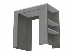 Outlet TuHome Mesa Auxiliar de cocina Portree en melamina con 2 estantes , 91.18 cm X 92 cm X 58.9 cm , Blanco