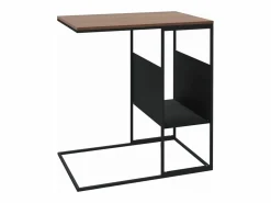 Hot Mesa auxiliar de madera contrachapada 55x36x59,5 cm Mesa Auxiliar