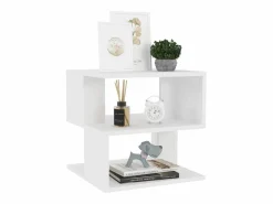 Clearance Mesa auxiliar de madera contrachapada 40x40x40 cm Mesa Auxiliar