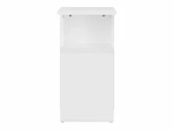 Sale vidaxl Mesa auxiliar de madera contrachapada 36x30x56 cm Blanco
