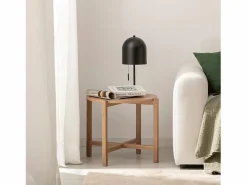 Mesa auxiliar de Madera Natural 45 x 56- Arzen