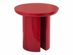 Clearance Mesa auxiliar de MDF - lacado - DERLALI Colección Rouge Passion|Mesa Auxiliar