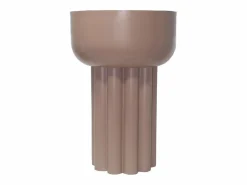 Hot Vente-unique Mesa auxiliar de metal - Color: - NILARA Beige