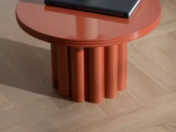 Sale Vente-unique Mesa auxiliar de metal - Color: - SEMALIA Terracota