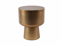 Online Mesa auxiliar de metal - Dorada - FALENY Mesa Auxiliar
