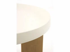 Outlet Mesa auxiliar de metal y madera Mesa Auxiliar