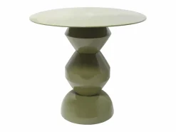 Vente-unique Mesa auxiliar en metal - Verde - SUPITA