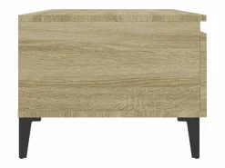 Sale Mesa auxiliar madera contrachapada roble Sonoma 50x46x35 cm Mesa Auxiliar