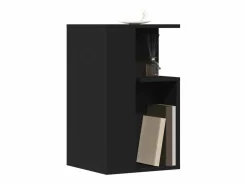 Clicnbuy Mesa auxiliar madera de ingeniería 35x35x60 cm
