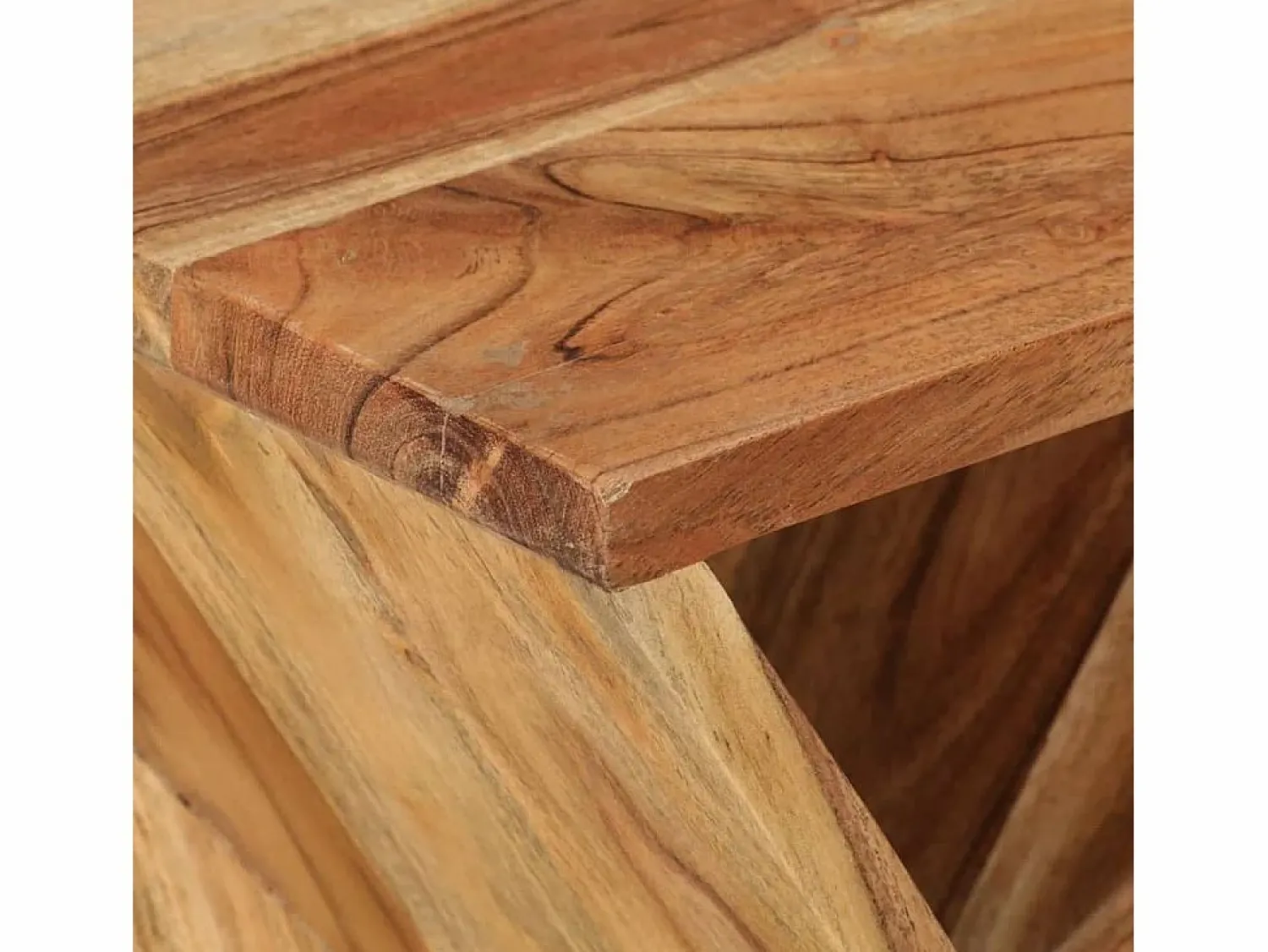 Clearance Mesa auxiliar madera maciza de acacia 35x35x55 cm Mesa Auxiliar