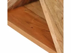 Clearance Mesa auxiliar madera maciza de acacia 35x35x55 cm Mesa Auxiliar
