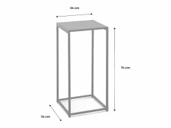 Sweeek Mesa auxiliar o extremo de sofá, set de 2