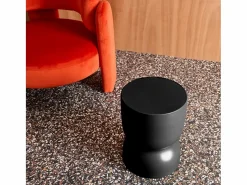 New Mesa auxiliar, rincón de sofá, mesita metal ø32 x h42cm Mesa Auxiliar