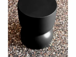 New Mesa auxiliar, rincón de sofá, mesita metal ø32 x h42cm Mesa Auxiliar