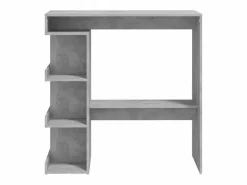 Mesa bar almacenaje contrachapada hormigón 100x50x101,5 cm ES695107