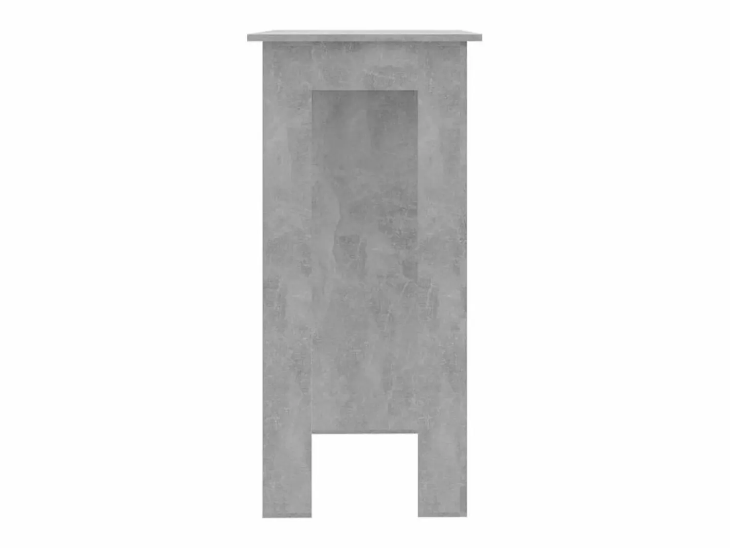 Mesa bar con estante contrachapada hormigón 102x50x103,5cm ES772025
