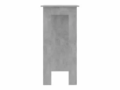 Hot Clicnbuy Mesa bar con estante contrachapada hormigón 102x50x103,5cm Gris